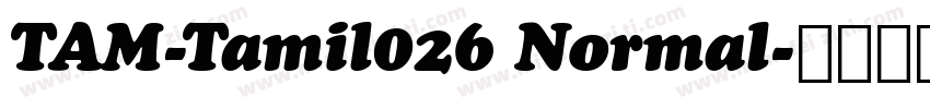 TAM-Tamil026 Normal字体转换
